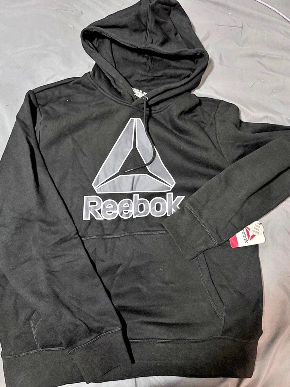 Reebok Classic Vector Logo Hoodie Black Large